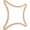 Ekena Millwork 23 38W x 23 38H x 14T Small Lilley Decorative Fretwork Wood Ceiling Panels, Hickory CELW23X23X0250LEYHI - alternate 5